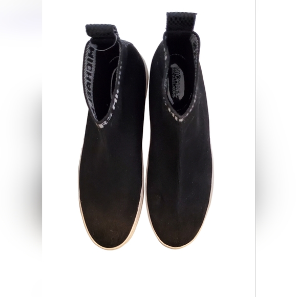 Michael Kors casual active Stretch Knit Sock Sneaker Shoes Black 7.5 - Picture 5 of 5